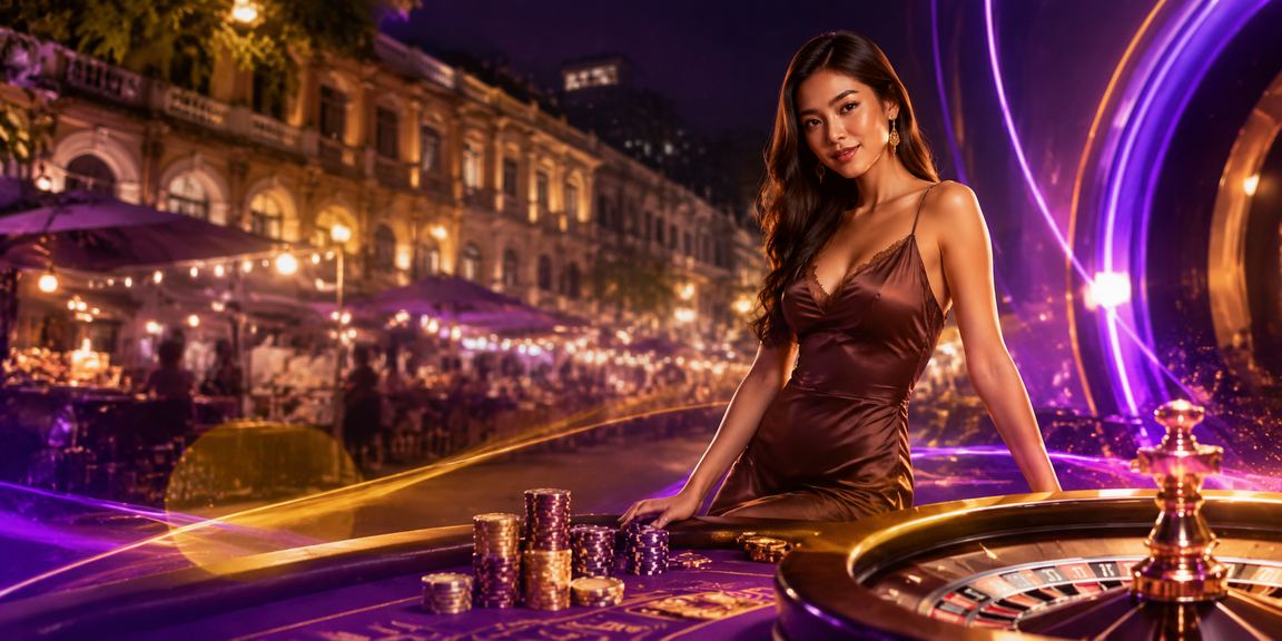 Bàn roulette cao cấp tại TP.HCM với không khí sôi động về đêm